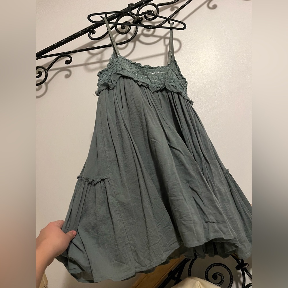 Triangle Top Spaghetti Strap Mini Summer Dress - image 7